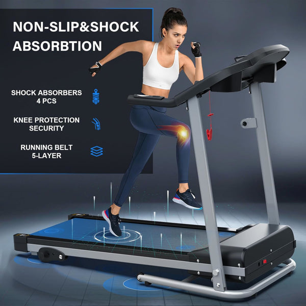 Compact Folding Treadmill For Home