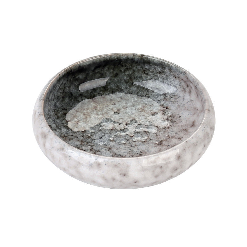 Ceramic Japanese Round Snack Plate