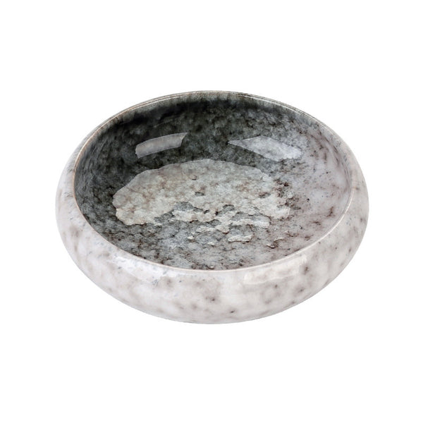 Ceramic Japanese Round Snack Plate