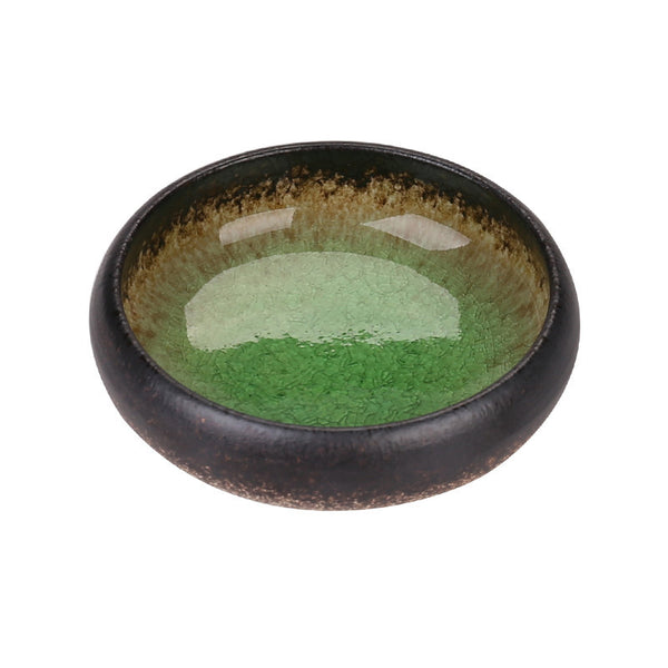 Ceramic Japanese Round Snack Plate