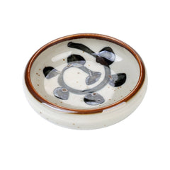 Ceramic Japanese Round Snack Plate