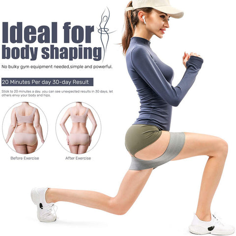 Elastic Fitness band hip ring