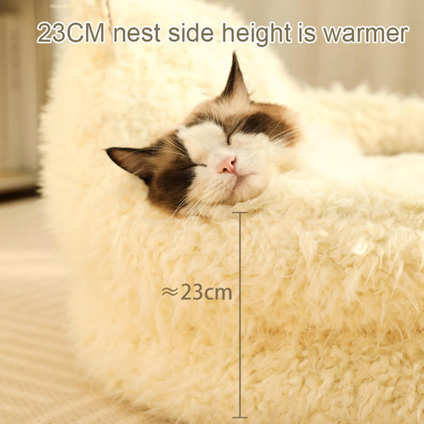 Alpaca Design Pet Bed For Small Medium Large Dogs Cats Calming