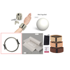 Fitness Pilates Yoga Ring Dual Exercise Home Gym Workout Sports Body Resistance