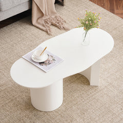 White Wooden Painted Coffee Table