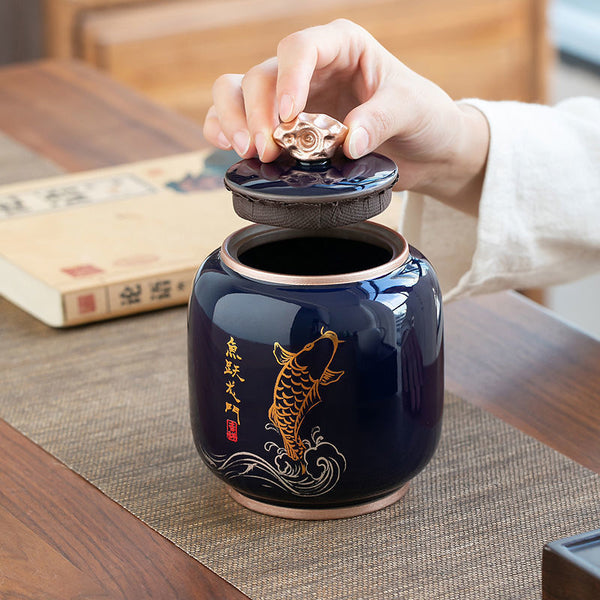Jilian Fish Auspicious Breeze Tea Pot