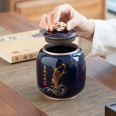 Jilian Fish Auspicious Breeze Tea Pot