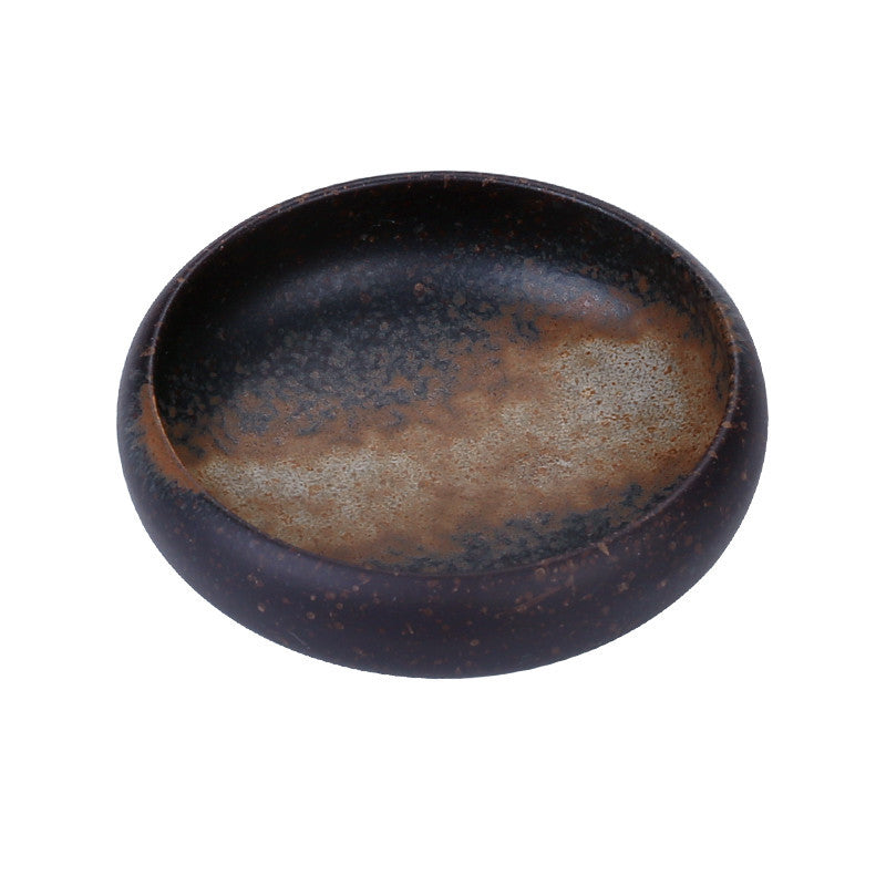 Ceramic Japanese Round Snack Plate