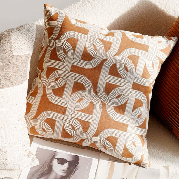 Linen Nordic Style Throw Pillow Covers With Tassel Cushion Cases