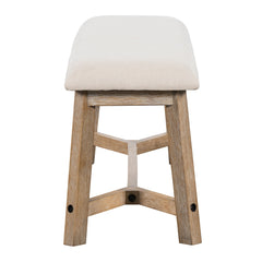 6-piece Retro Farmhouse Style Dining Set, Rectangular Table And 4 Upholstered Chairs and Bench