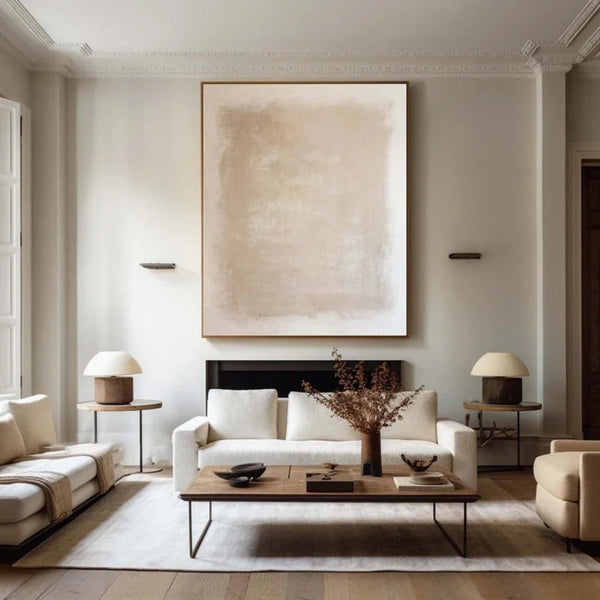 Handmade Oil Painting Canvas Wall Art Decoration Modern Abstract Wabi-Sabi Style Minimalist For Home Decor Rolled Frameless Unstretched Painting