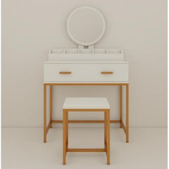 Makeup Vanity Table With Storage Drawers And Organizer