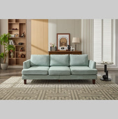 Comfortable Sectional Sofa Easy Assembly & Comfy Cushion,Light Green