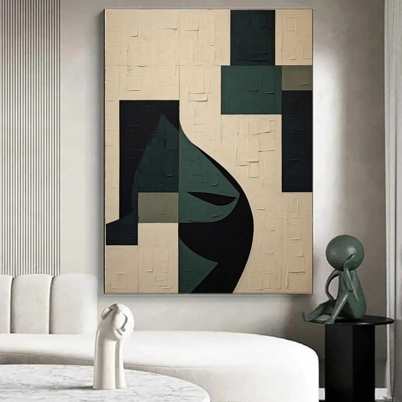 Abstract Modernism Oil Painting Unstretched Canvas Art