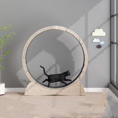 Cat Wheel Treadmill Roller Large for Stimulation and Weight Loss Exercise