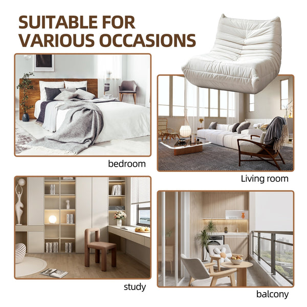 Big Beanbag Lounger Foam Chair For Home