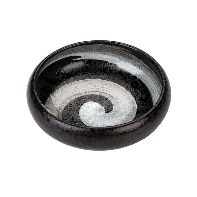 Ceramic Japanese Round Snack Plate