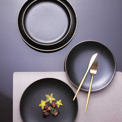 Steak Plate Round Flat Plate Western Food Plate