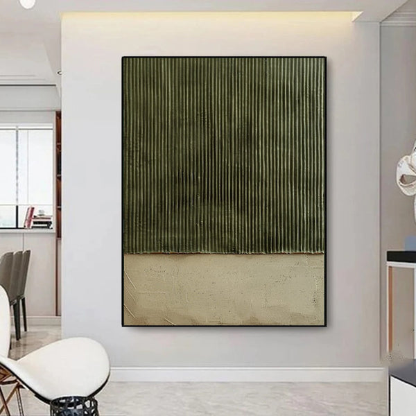 New Design Modern Large Wall Painting Hand Painted Acrylic Green Texture Abstract Oil Painting On Canvas For Living Room Home Decor