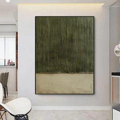 New Design Modern Large Wall Painting Hand Painted Acrylic Green Texture Abstract Oil Painting On Canvas For Living Room Home Decor