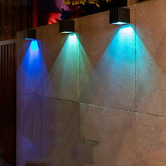 Outdoor Household Square Solar Atmosphere Wall Lamp