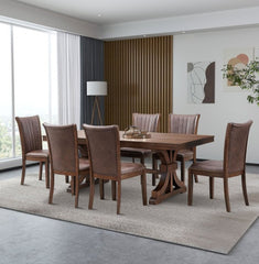 Mid Century Modern Wooden Table For Dining Room