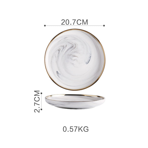 Porcelain Marble Design Tableware