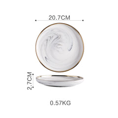 Porcelain Marble Design Tableware