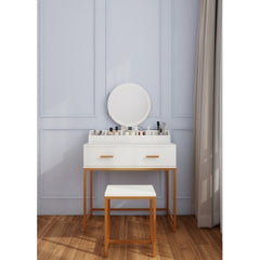 Makeup Vanity Table With Storage Drawers And Organizer