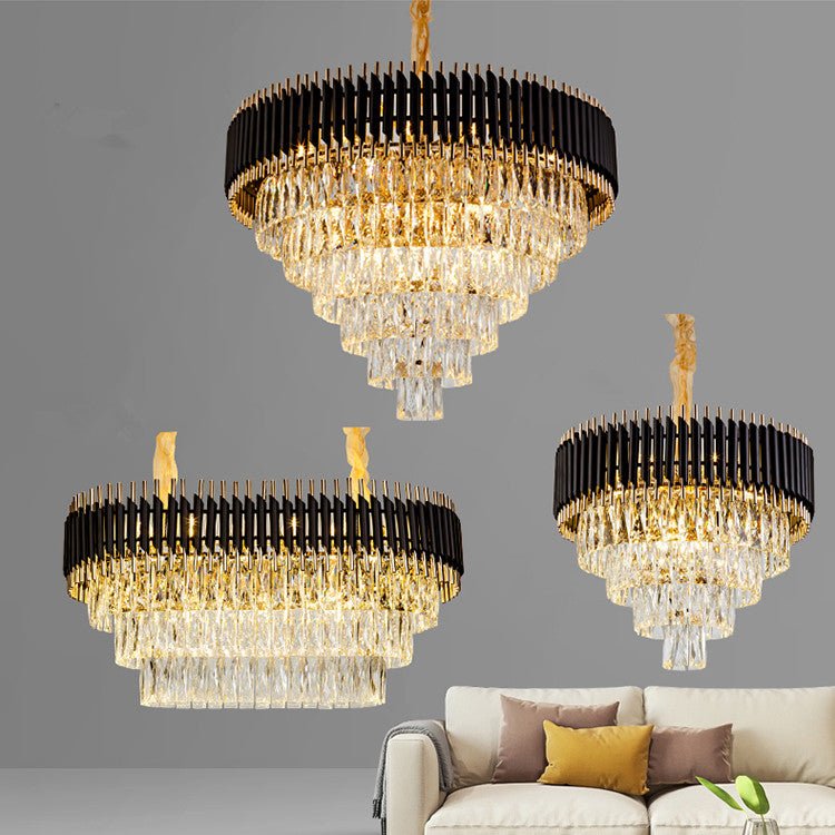 Nordic Creative Crystal Living Room Chandelier