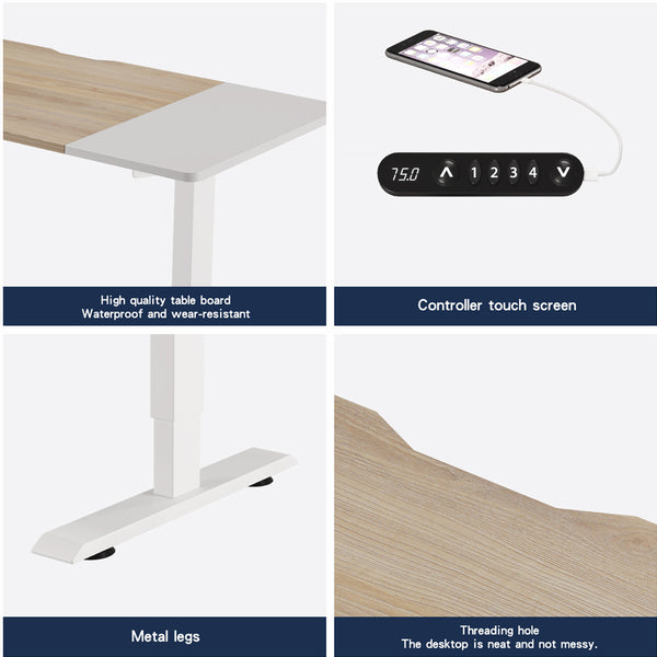 Electric Standing Desk Height Adjustable For Home And Office