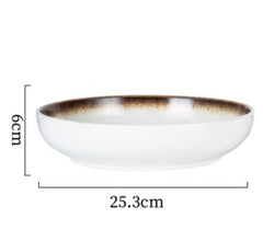 Japanese Ceramic Deep Plate Bowl