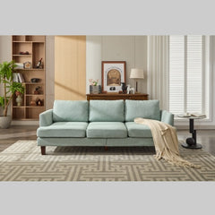 Comfortable Sectional Sofa Easy Assembly & Comfy Cushion,Light Green