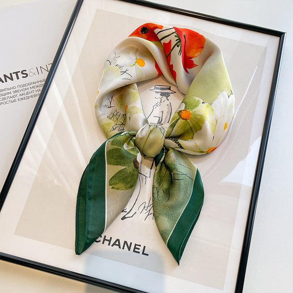 Small Square Silk Scarf