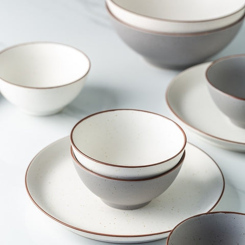 Japanese Simple Ceramic Plate Tableware