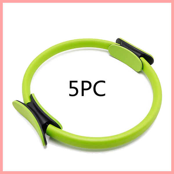 Fitness Pilates Yoga Ring Dual Exercise Home Gym Workout Sports Body Resistance