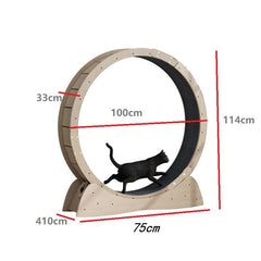 Cat Wheel Treadmill Roller Large for Stimulation and Weight Loss Exercise