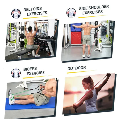 5 PC Set Resistance Band Resistance Bands, Exercise Bands, Exercise Resistance Bands, Exercise