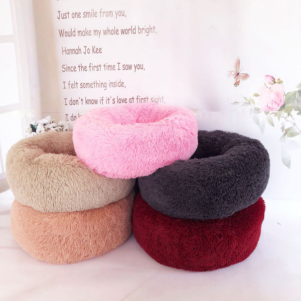 Round Plush Cat and dog Bed
