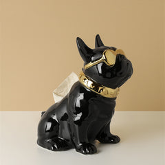Pet Lovers Porcelain Frenchie Dog Home Decor Ornaments