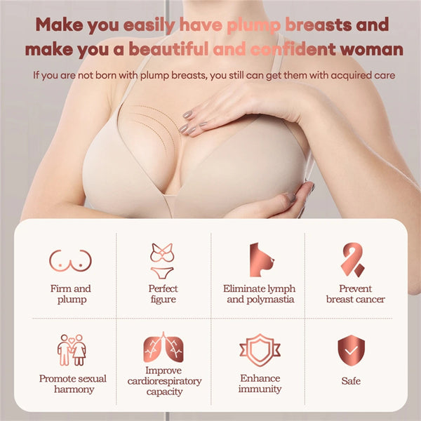 Household Vibration Heating Chest Beauty Device