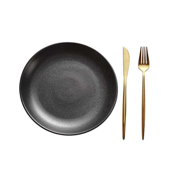 Steak Plate Round Flat Plate Western Food Plate