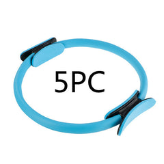 Fitness Pilates Yoga Ring Dual Exercise Home Gym Workout Sports Body Resistance