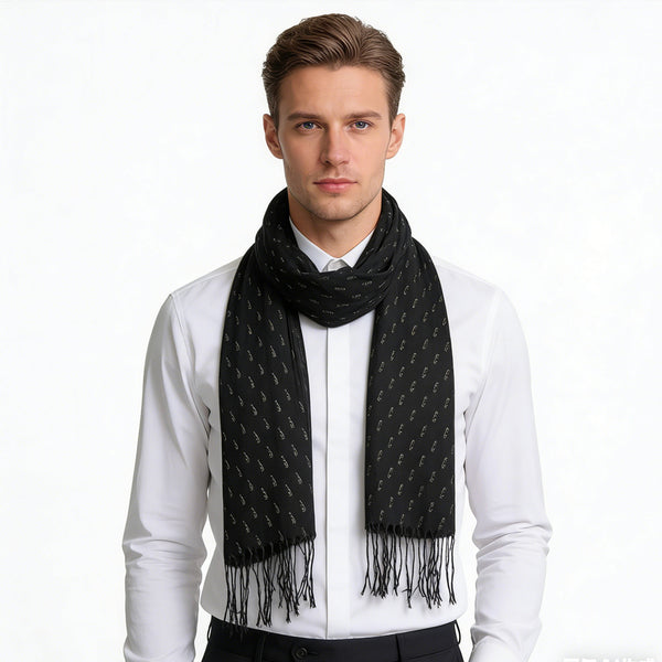 Elegant Abstract Evening Scarf