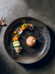 Japanese-style Plate Large Round Household Ceramics