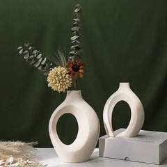 European Ceramic Vase Combination In Style Creative Decoration