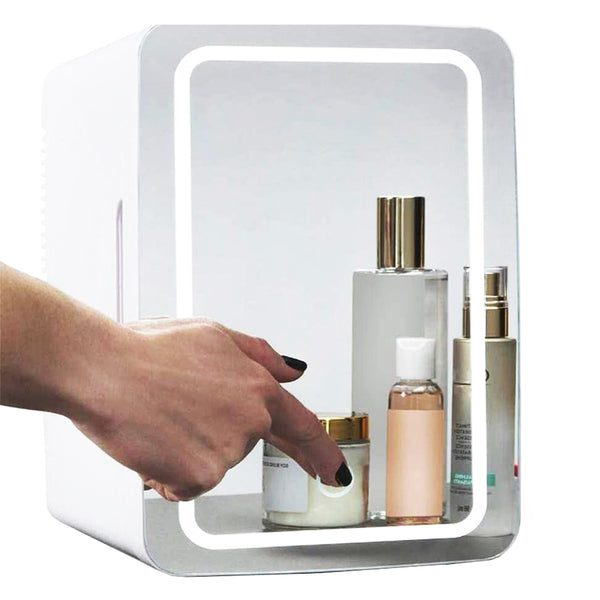 Mini Makeup Fridge Portable Cosmetic Refrigerator Cooler and Warmer Freezer for Perfume Beauty Skincare Products - Voguemoderna