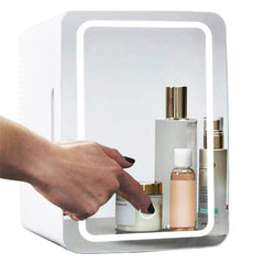 Mini Makeup Fridge Portable Cosmetic Refrigerator Cooler and Warmer Freezer for Perfume Beauty Skincare Products - Voguemoderna