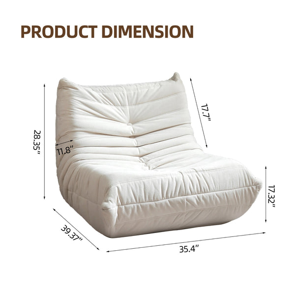 Big Beanbag Lounger Foam Chair For Home