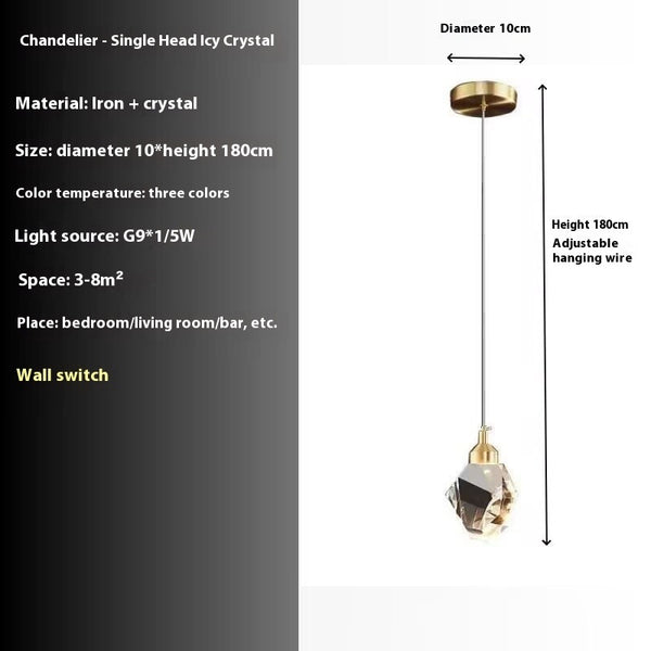 Luxury Crystal Chandelier Modern Minimalist